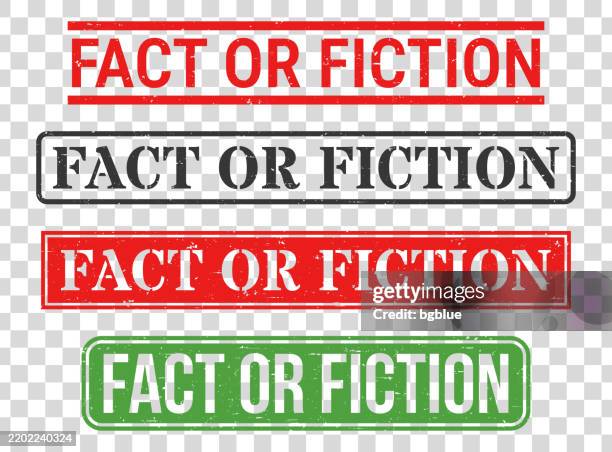 Fact Or Fallacy Lettering 16 Fact Logo High Res Illustrations - Getty Images