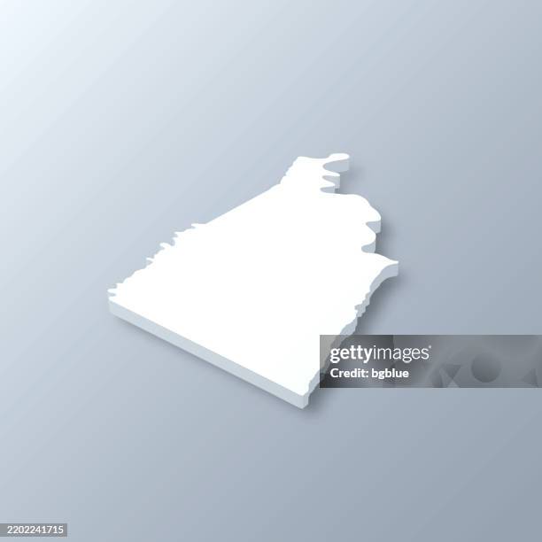 jefferson county, west virginia. 3d map on gray background - charles town west virginia stock illustrations