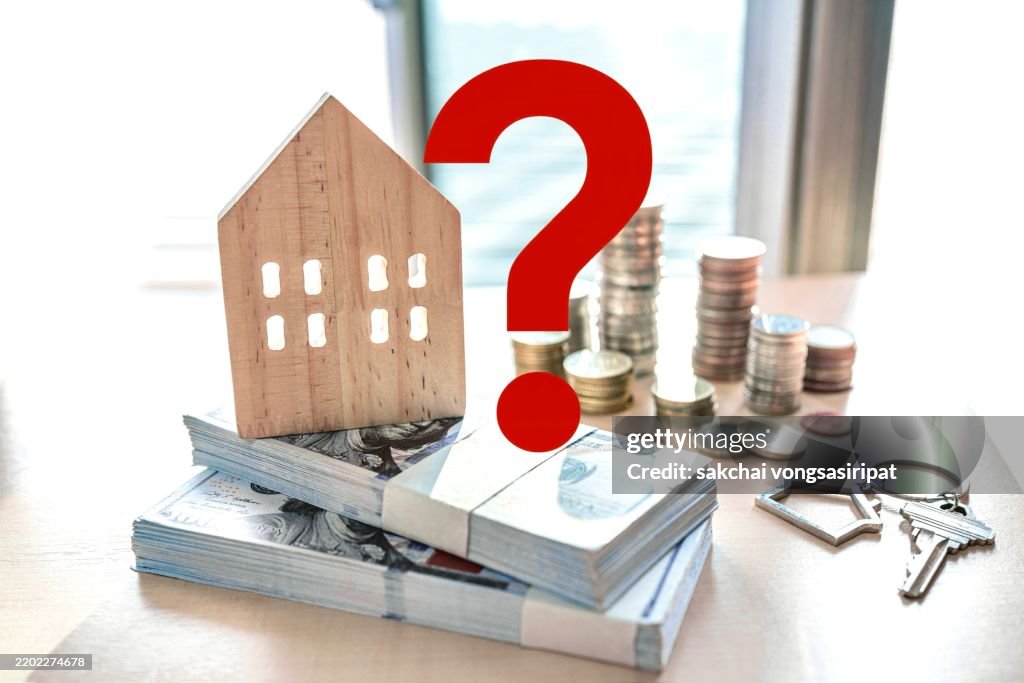House Model With Question Marks Home Problems House Building Problems ...