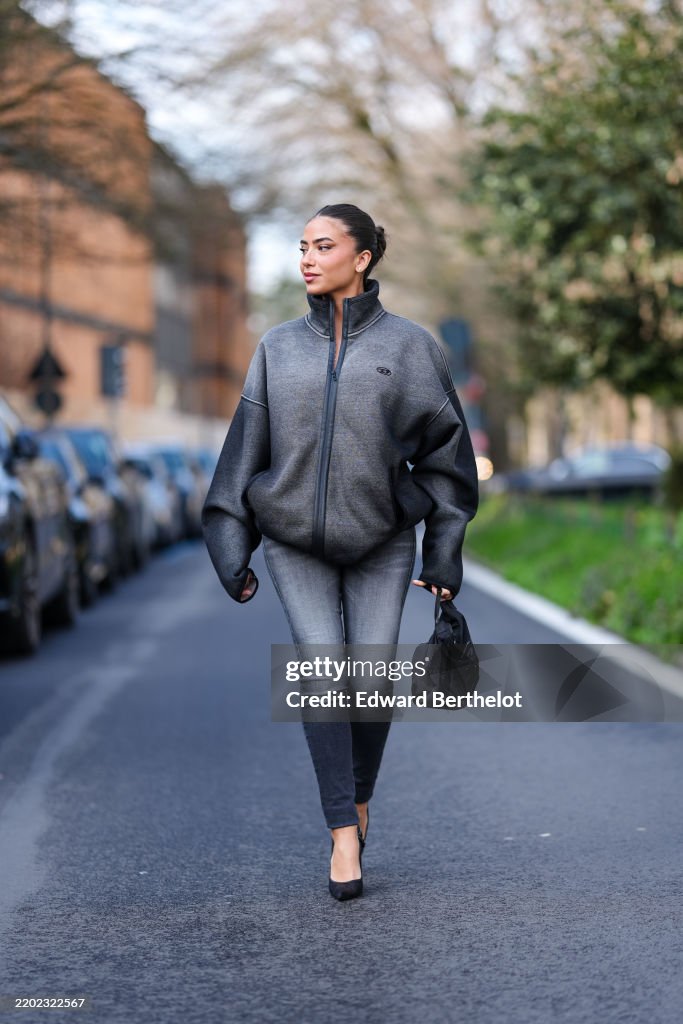 Street Style - Day 2 - Milan Fashion Week - Womenswear Fall/Winter 2025/2026