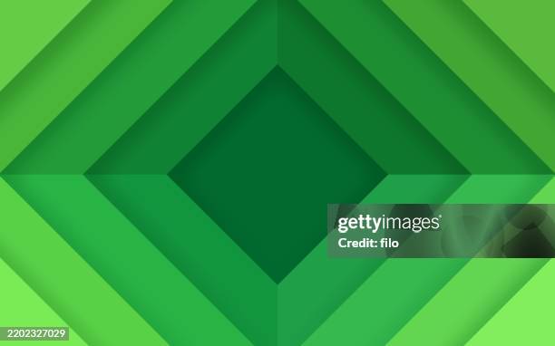 abstract green diamond background - game levels stock illustrations