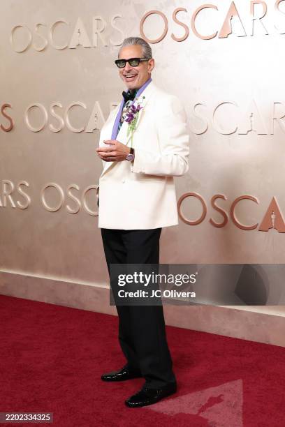 Jeff Goldblum at the 97th Oscars held at the Dolby Theatre on March 2, 2025 in Hollywood, California.