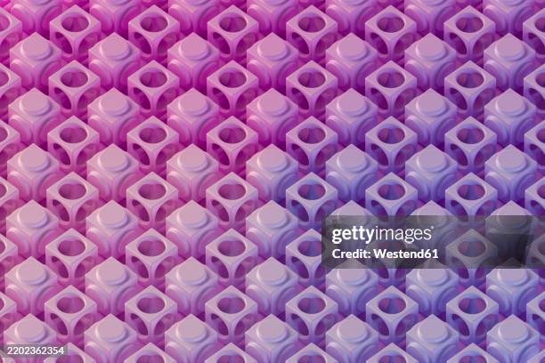 Pattern Pink Cubic Pattern Pink And Purple Geometric Pattern With 3d Cubes And Gradient Effect ...