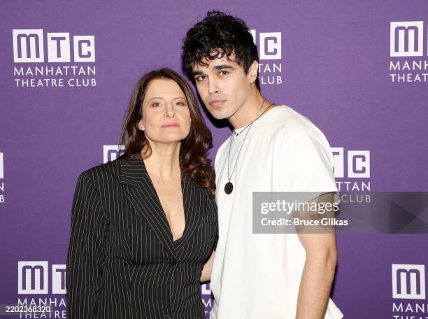 Mia Barron and Abubakr Ali attend the opening night of the new play 'Dakar 2000" at Manhattan Theatre Club Stage 1 at New York City Center on...