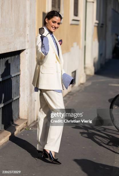 White Palermo Pocket Square White Palermo Pocket Square