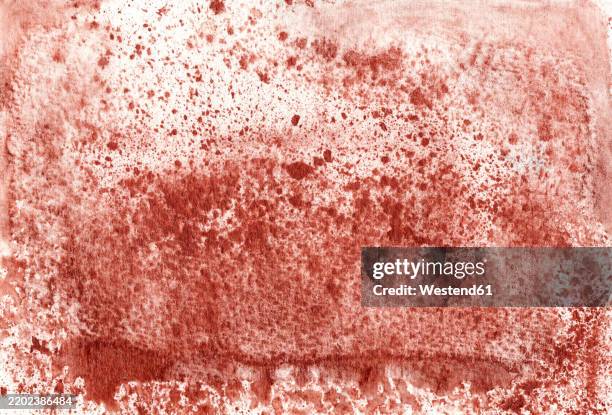 rust-colored paint splatter abstract watercolor background - red rust background stock illustrations