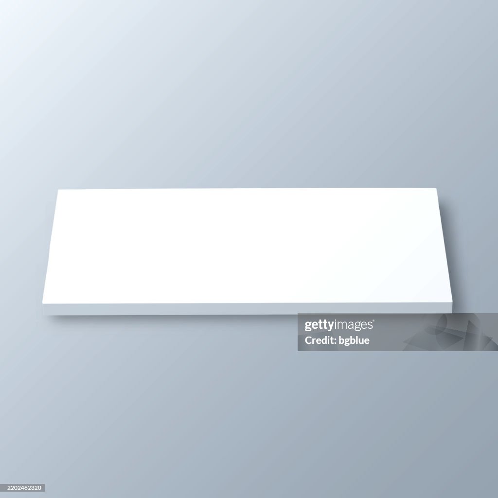 Schleicher County, Texas. 3D Map on gray background