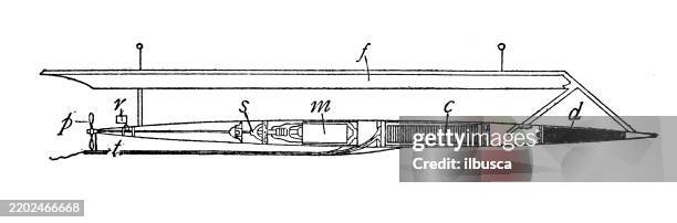 controlled torpedo - encyclopedia stock illustrations