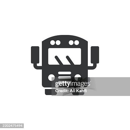School Bus glyph solid icon. Solid icon that can be applied anywhere, simple, pixel perfect and modern style. School Bus glyph solid icon. Solid icon that can be applied anywhere, simple, pixel perfect and modern style.
