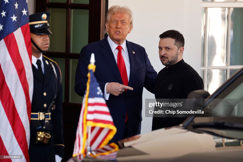 President Trump Hosts Ukrainian President Zelenskyy At The White House