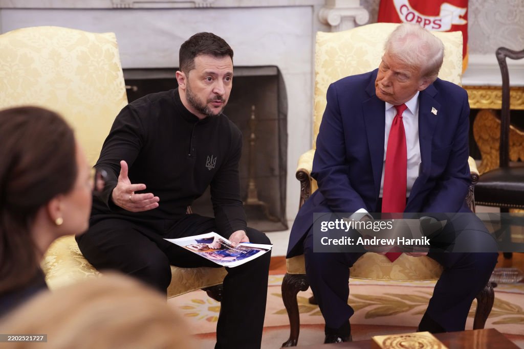 President Trump Hosts Ukrainian President Zelensky At The White House