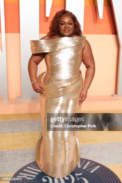 Da'Vine Joy Randolph at the 2025 Vanity Fair Oscar Party Hosted By Radhika Jones held at Wallis Annenberg Center for the Performing Arts on March 02,...