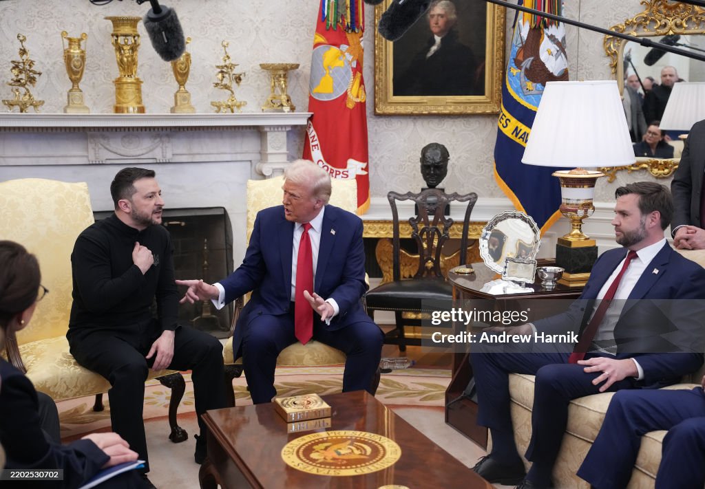 President Trump Hosts Ukrainian President Zelensky At The White House