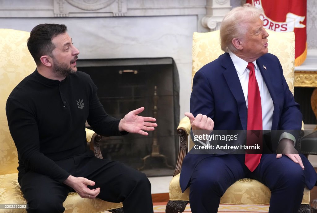 President Trump Hosts Ukrainian President Zelensky At The White House