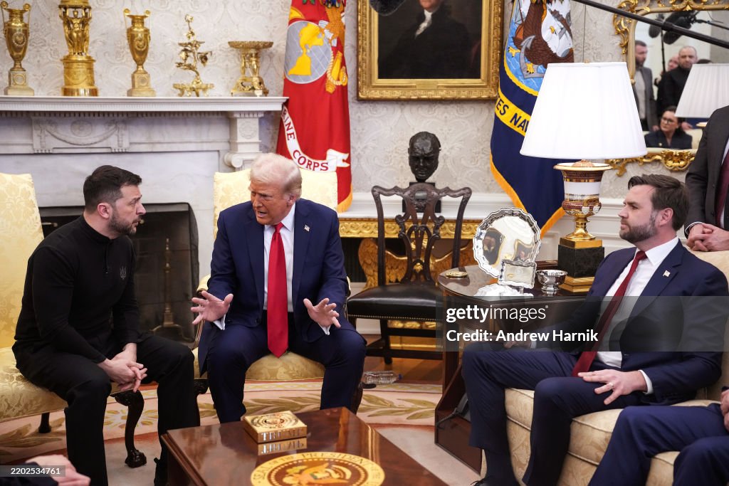 President Trump Hosts Ukrainian President Zelensky At The White House