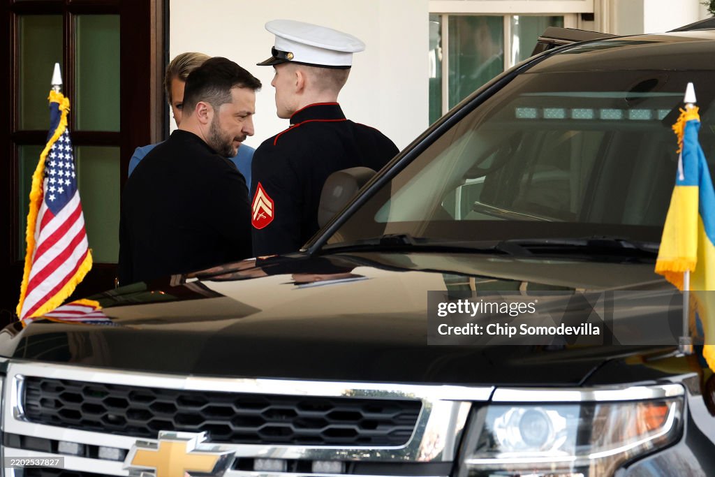 President Trump Hosts Ukrainian President Zelensky At The White House