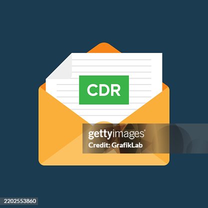 CDR Icon in Email Envelope CDR Icon in Email Envelope