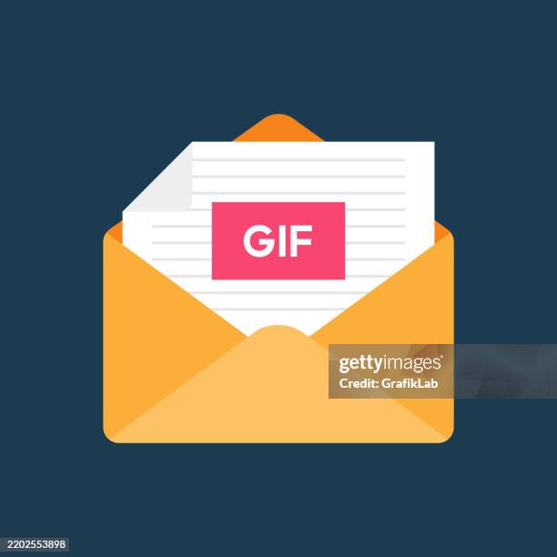 Email Communication With Document Attachment In Flat Design High-Res ...