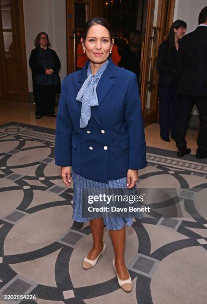 Priti Patel, Shadow Secretary of State for Foreign, Commonwealth and Development Affairs, attends Turn The Tables 2025 hosted by Tania Bryer and...