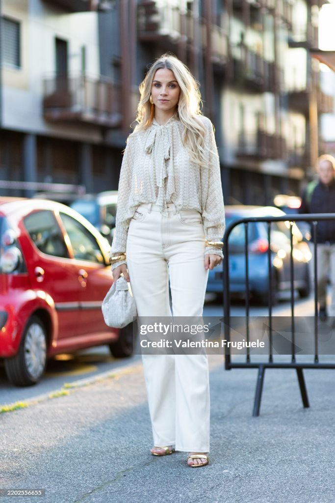 Street Style - Day 4 - Milan Fashion Week - Womenswear Fall/Winter 2025/2026