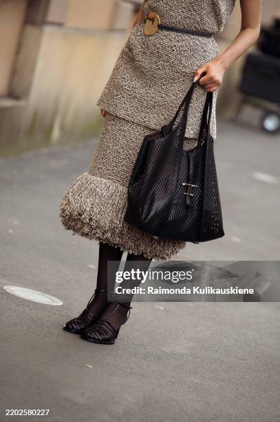 Street Style - Day 4 - Milan Fashion Week - Womenswear Fall/Winter..., News Photo