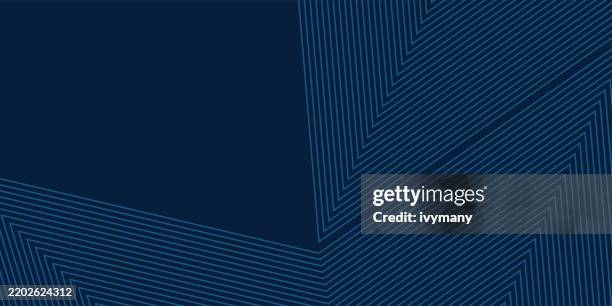 abstract blue line arrow texture design cover background - linear process vector stock illustrations
