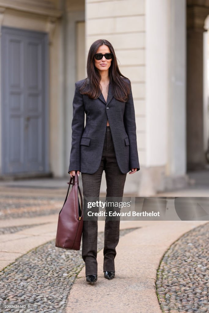 Street Style - Day 4 - Milan Fashion Week - Womenswear Fall/Winter 2025/2026