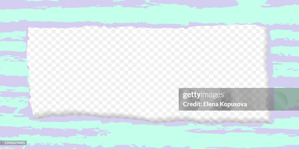 Rectangular Cardboard Frame Rectangular Paper Frame With Jagged Edges In Retro Style Torn Colorful ...