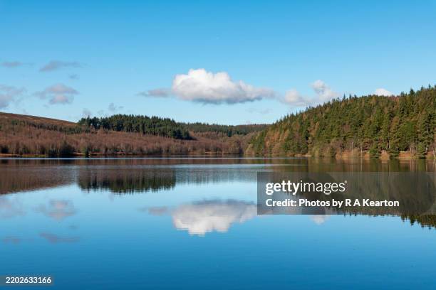 langsett reservoir, south yorkshire, england - reservoir stock pictures, royalty-free photos & images