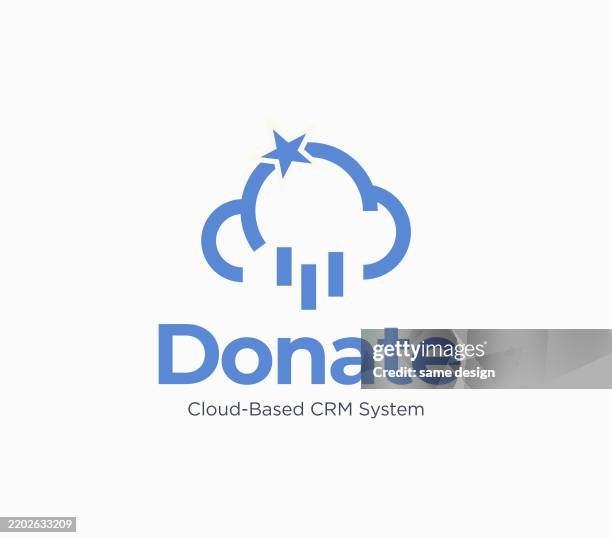 cloud-based crm system for islamic charities - saas cloud stock illustrations