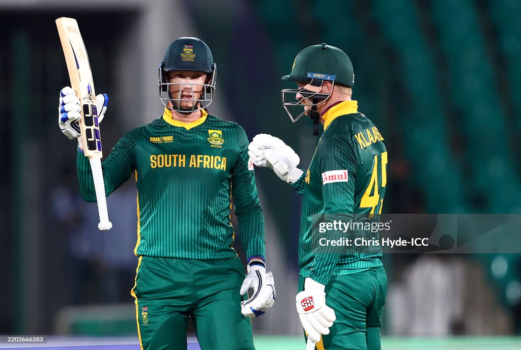 South Africa v England - ICC Champions Trophy 2025