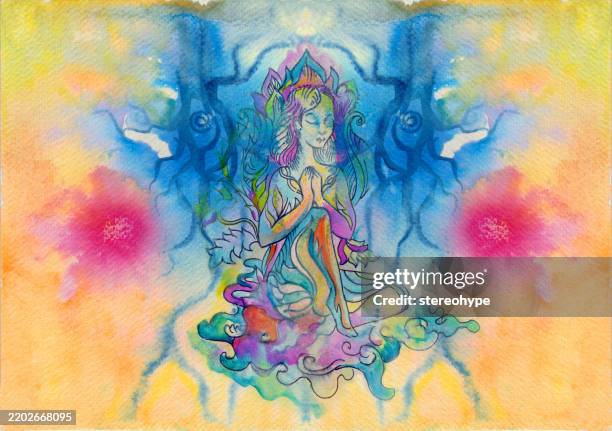 electrified hope - pool waterfall stock illustrations