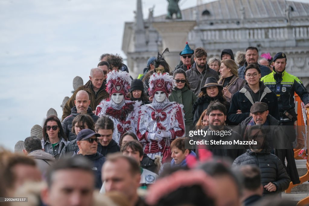 Overtourism In Venice At Carnival Time