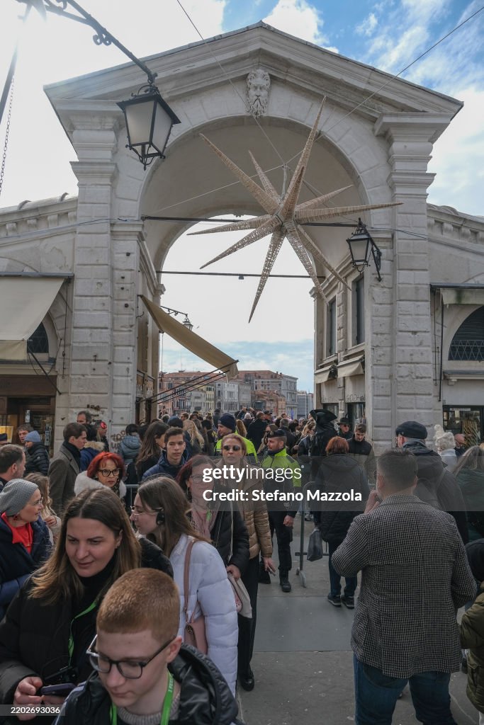 Overtourism In Venice At Carnival Time