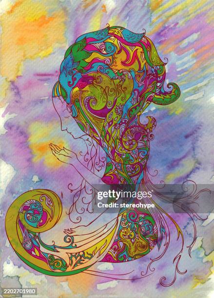 purple thirst - volcanic lightning stock illustrations