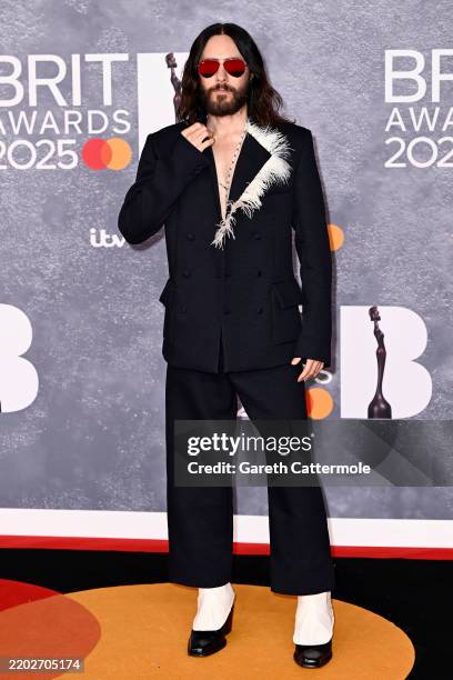 Jared Leto attends The BRIT Awards 2025 at the InterContinental London - The O2 on March 01, 2025 in London, England.
