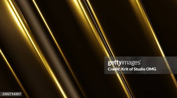abstract gold and black motion lines - effetto luminoso foto e immagini stock