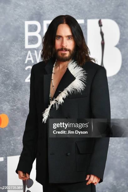 Jared Leto attends The BRIT Awards 2025 at Intercontinental London - The O2, on March 01, 2025 in London, England.