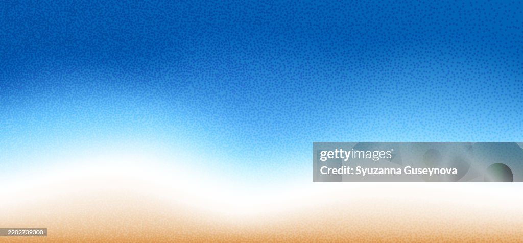 Beach Gradient Raster Blur Beach Gradient Gradation Blue And Orange Beige Background With ...
