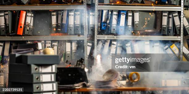 Exploding Filing Cabinet 133 Exploding Laptop Stock Photos, High-Res Pictures, and Images ...