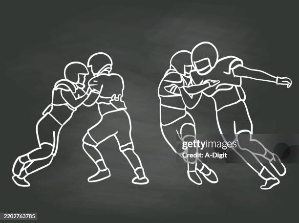 americankeymatchupblackboard - shock tactics stock illustrations