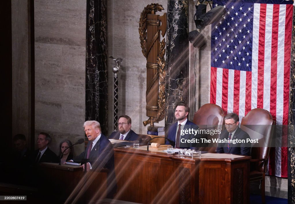 Trump addresses a joint session of Congress