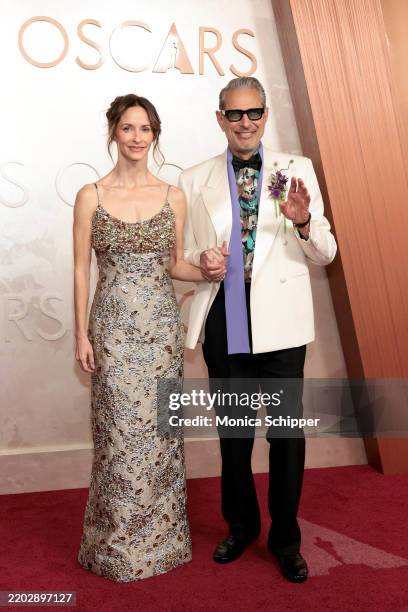 Emilie Goldblum and Jeff Goldblum attend the 97th Annual Oscars at Dolby Theatre on March 02, 2025 in Hollywood, California.