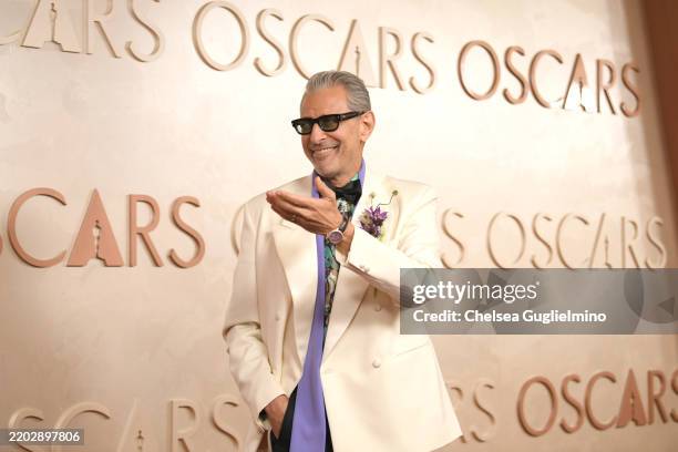 Jeff Goldblum attends the 97th Annual Oscars at Dolby Theatre on March 02, 2025 in Hollywood, California.