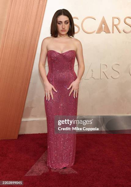 Rachel Sennott attends the 97th Annual Oscars at Dolby Theatre on March 02, 2025 in Hollywood, California.