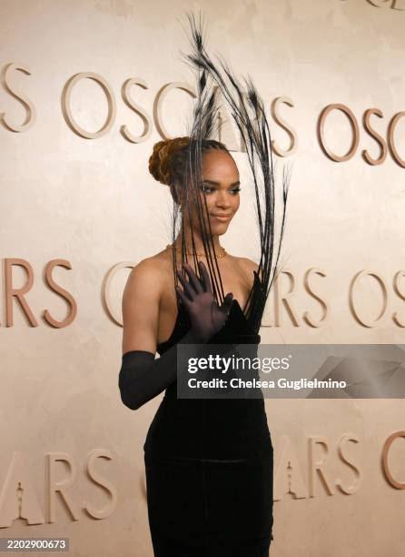 Yasmin Finney attends the 97th Annual Oscars at Dolby Theatre on March 02, 2025 in Hollywood, California.