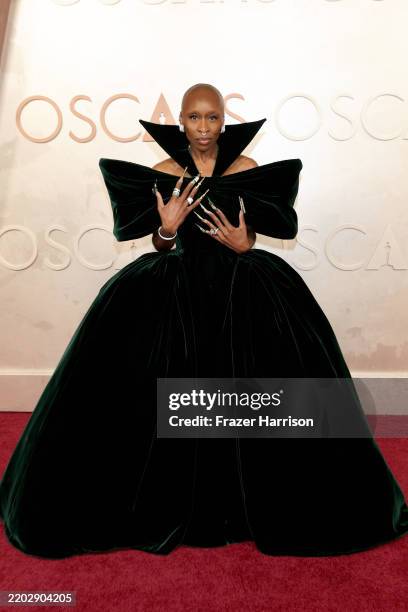 Cynthia Erivo attends the 97th Annual Oscars at Dolby Theatre on March 02, 2025 in Hollywood, California.