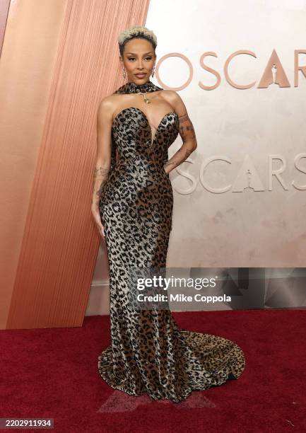 Doja Cat attends the 97th Annual Oscars at Dolby Theatre on March 02, 2025 in Hollywood, California.