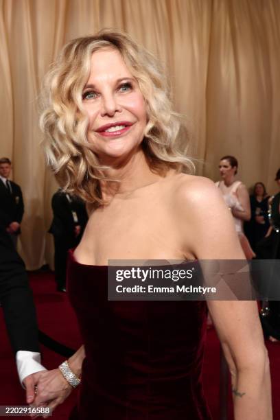 Meg Ryan attends the 97th Annual Oscars at Dolby Theatre on March 02, 2025 in Hollywood, California.
