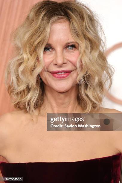 Meg Ryan attends the 97th Annual Oscars at Dolby Theatre on March 02, 2025 in Hollywood, California.